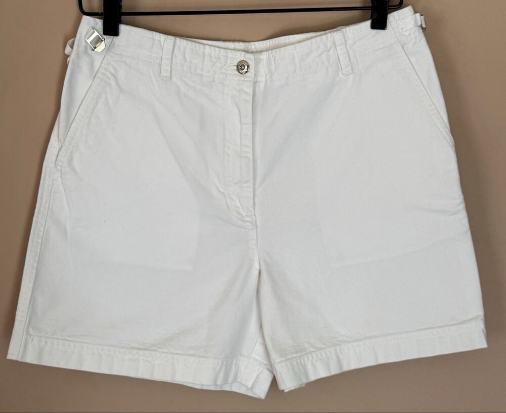 LRL Lauren Jeans Co Ralph Lauren Short Womens Size 8 Bermuda White